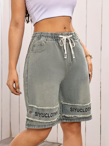 Summer New American Shorts with and Trendy Print Design High Waist Shorts 18283