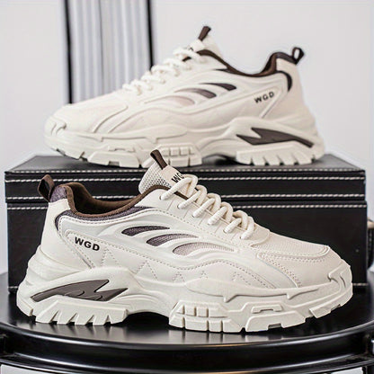 Men'S Shoes 2025 Summer Trendy Breathable Mesh Casual Sneakers Comfortable Lightweight Platform Dad Shoes Thick Sole Mesh Versatile Men'S Sports Shoes Special Offer