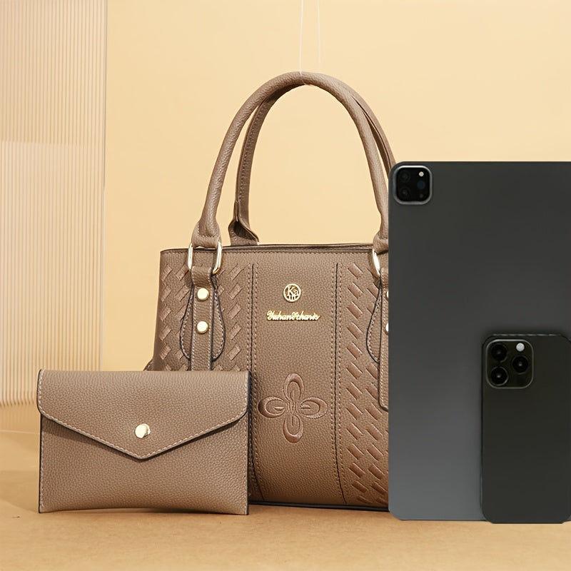 Bag Women'S Versatile High-end New Fashion Multi-piece Set Large Capacity Niche Versatile Women'S Shoulder Crossbody Handbag Large Bag Thanksgiving Gift