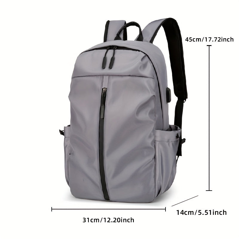 TMOOS Lightweight Large Capacity Backpack - Heavy-Duty Oxford Fabric Travel, Gym, Hiking, Laptop Backpack with Multiple Compartments, Padded Shoulder Straps - Convertible Crossbody Bag for Men, Women, Students, Professionals