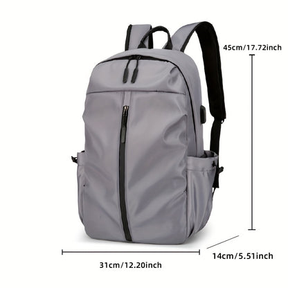 TMOOS Lightweight Large Capacity Backpack - Heavy-Duty Oxford Fabric Travel, Gym, Hiking, Laptop Backpack with Multiple Compartments, Padded Shoulder Straps - Convertible Crossbody Bag for Men, Women, Students, Professionals