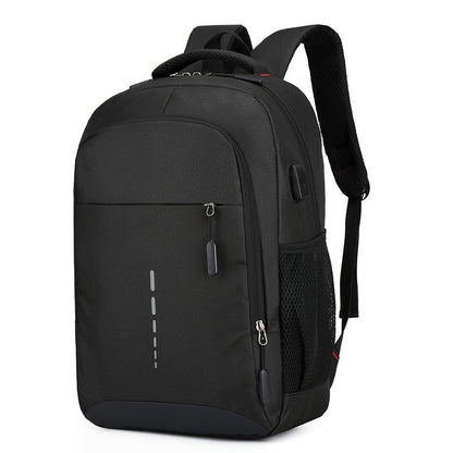 Large Capacity Reflective Oxford Cloth Backpack - Durable College & High School Student Bag with Adjustable Straps, Multiple Compartments, and Padded Laptop Area for Daily Commute & Business Use, Business Backpack | Sporty De