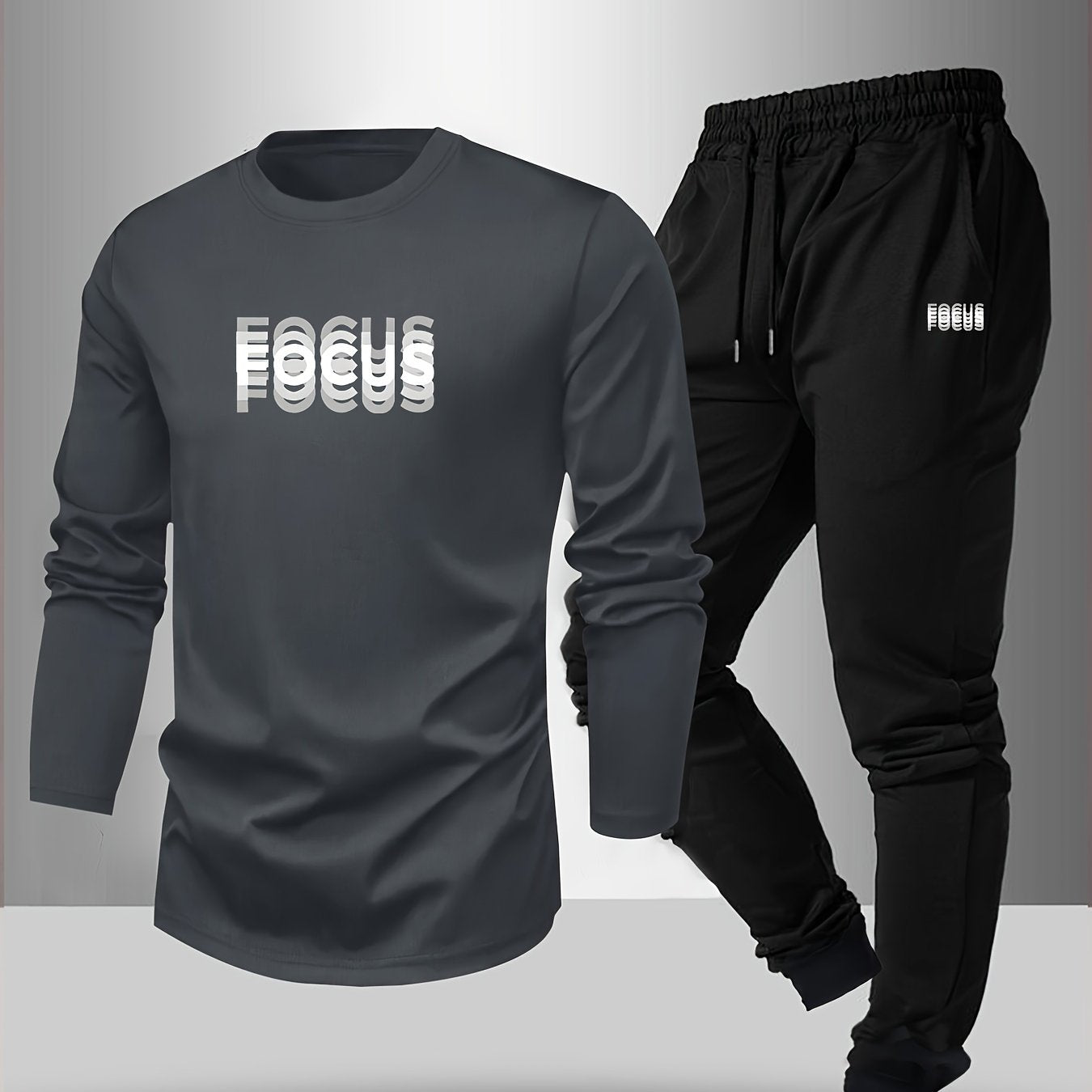 Men's Casual Comfortable Breathable Printed Loungewear Pants Set