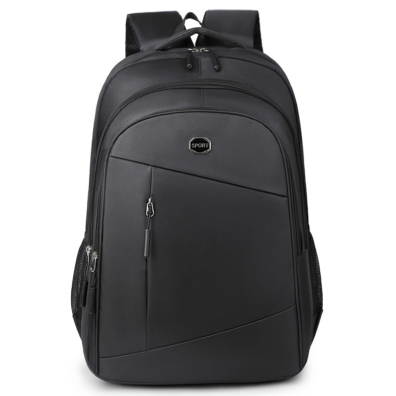 1pc Oxford Cloth Large Capacity Multifunctional Men'S Backpack, Laptop Backpack, Business Backpack, Student Schoolbag Suitable for Commuting and Business