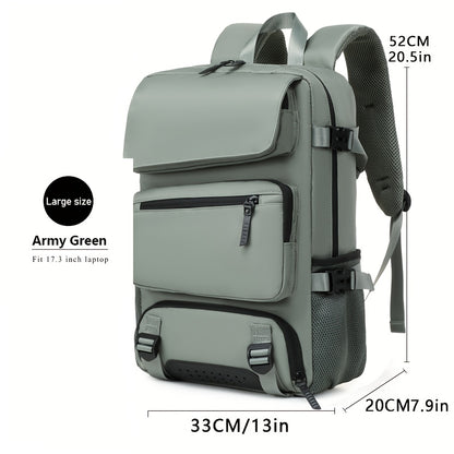 Large capacity Men's multi-functional laptop backpack with shoe compartment, very suitable for hiking, business and outdoor activities, it is an excellent gift for Christmas, Valentine's Day and Thanksgiving, Best for Christm