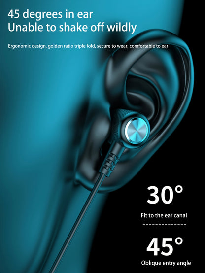 Wireless Neckband Headphones, Wireless 5.3, High-Capacity, Ultra-Long Battery Life, with Microphone for Noise Cancelling Clear Calls, In-Ear Earbuds Earphones, Booming Sound, for Sports Running Music Workout Gym, for Samsung