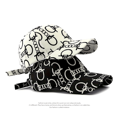 Men'S & Women'S Breathable Baseball Cap - Adjustable, Stylish Black with White Skull & Crossbones Print, Perfect for Spring & Summer, Casual Headwear | Skull Print Cap | Breathable Fabric