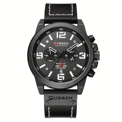 CURREN Men's Sports Watch, Multifunctional Waterproof Wristwatch