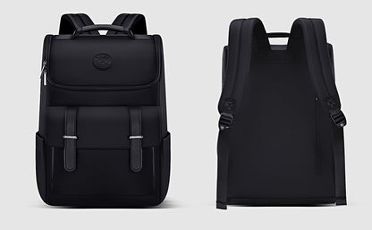 Men'S Large Capacity Laptop Backpack - Soft Shell, Durable & Easy to Clean, Multi-Functional Casual Business Travel Bag with Zipper Closure, Hand Washable, Commute Essentials | Casual Style | Zippered Closure