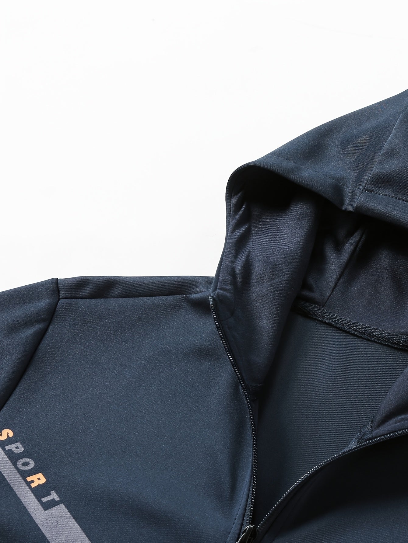 Men'S Sports Casual Suit, Spring and Autumn Hooded Cardigan Sweatshirt Set, Outdoor Sports Running Wear Fitness Home Clothes High-Quality Two-Piece Men'S Top and Bottom Outfit