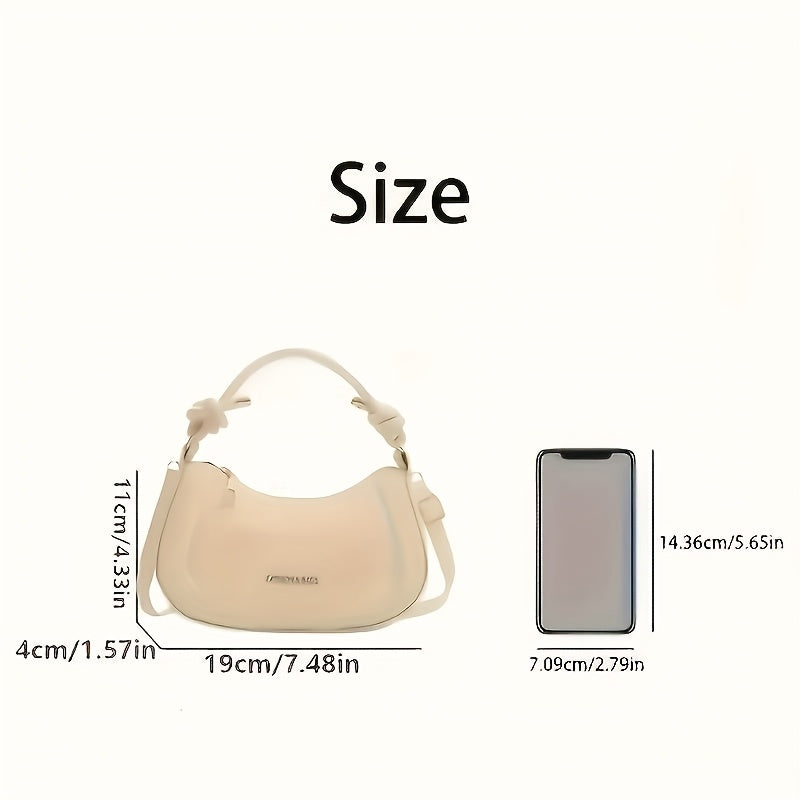 Fashion Solid Color Mini Crossbody Bag for Girls - Durable, Lightweight with Adjustable Shoulder Strap, Zipper Closure - Perfect for Daily Commute and Party Use, Ideal Gift for Friends, Family, and Special Occasions, Daily Co