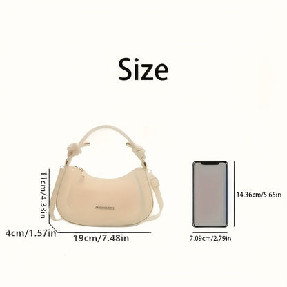 Fashion Solid Color Mini Crossbody Bag for Girls - Durable, Lightweight with Adjustable Shoulder Strap, Zipper Closure - Perfect for Daily Commute and Party Use, Ideal Gift for Friends, Family, and Special Occasions, Daily Co