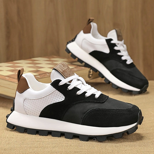 Men's Casual Sports Sneakers | World Top | Multi-Color Low-Top Lace-Up Shoes with Durable Rubber Sole | Comfortable EVA Insole | Stylish PU Upper | Ideal for Hiking & Casual Attire | All-Season Versatility