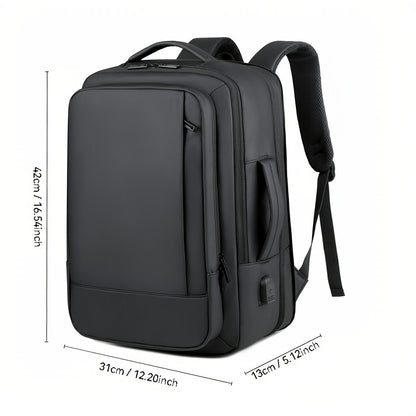 Large Capacity Business Backpack for Men, Fashionable College Student Backpack, Laptop Multifunctional Computer Bag, Double Shoulder Printing