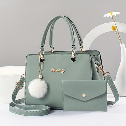 Premium Women's Bag New Fashionable Handbag Set Versatile Shoulder Crossbody Gift for Thanksgiving