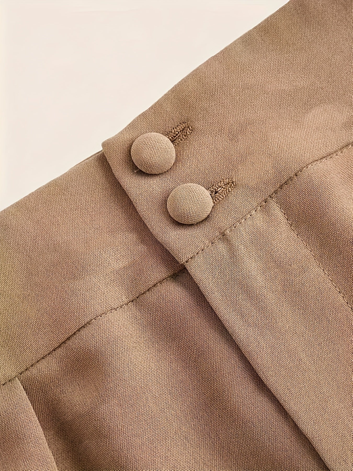 Two-piece Set of High-waisted Wide-leg Pants
