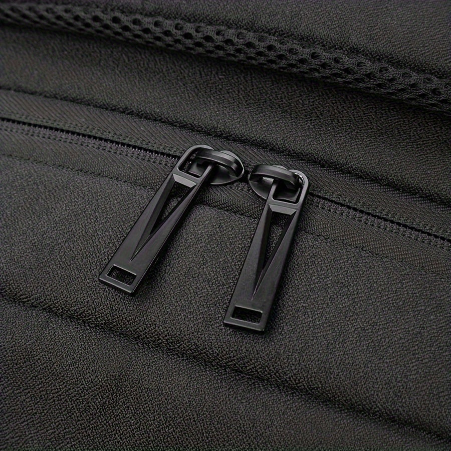 Lightweight Black Laptop Backpack - Durable, Adjustable Shoulder Straps, Zippered Compartments - Ideal for Travel & Daily Use, Laptop Bag