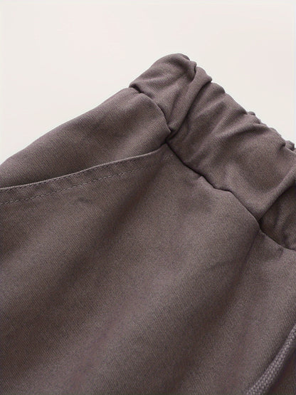 Men's Cargo Pants Outdoor Hiking Multi-Pocket Utility Long Trousers, Casual Style, For All Seasons