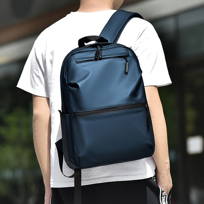 Men's Double Shoulder Bag Classic Trendy Versatile Fashion Backpack Large Capacity Computer Bag