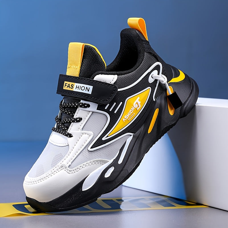Boys' Athletic Shoes, Stylish Kids' Sneakers, Versatile Fashion Running Shoes for Boys, Perfect for Autumn And Winter School Running.