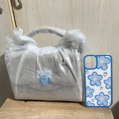 High-looking, light luxury, forest style 2024 new Dai Fei bag, hand-held, crossbody, single Handbag, versatile and fashionable small square bag