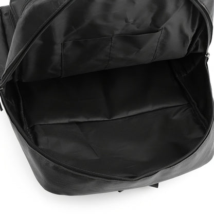Men'S Simple Large Capacity Business Travel Backpack, Material, Daily Commute Sports Casual Computer Bag for College Students