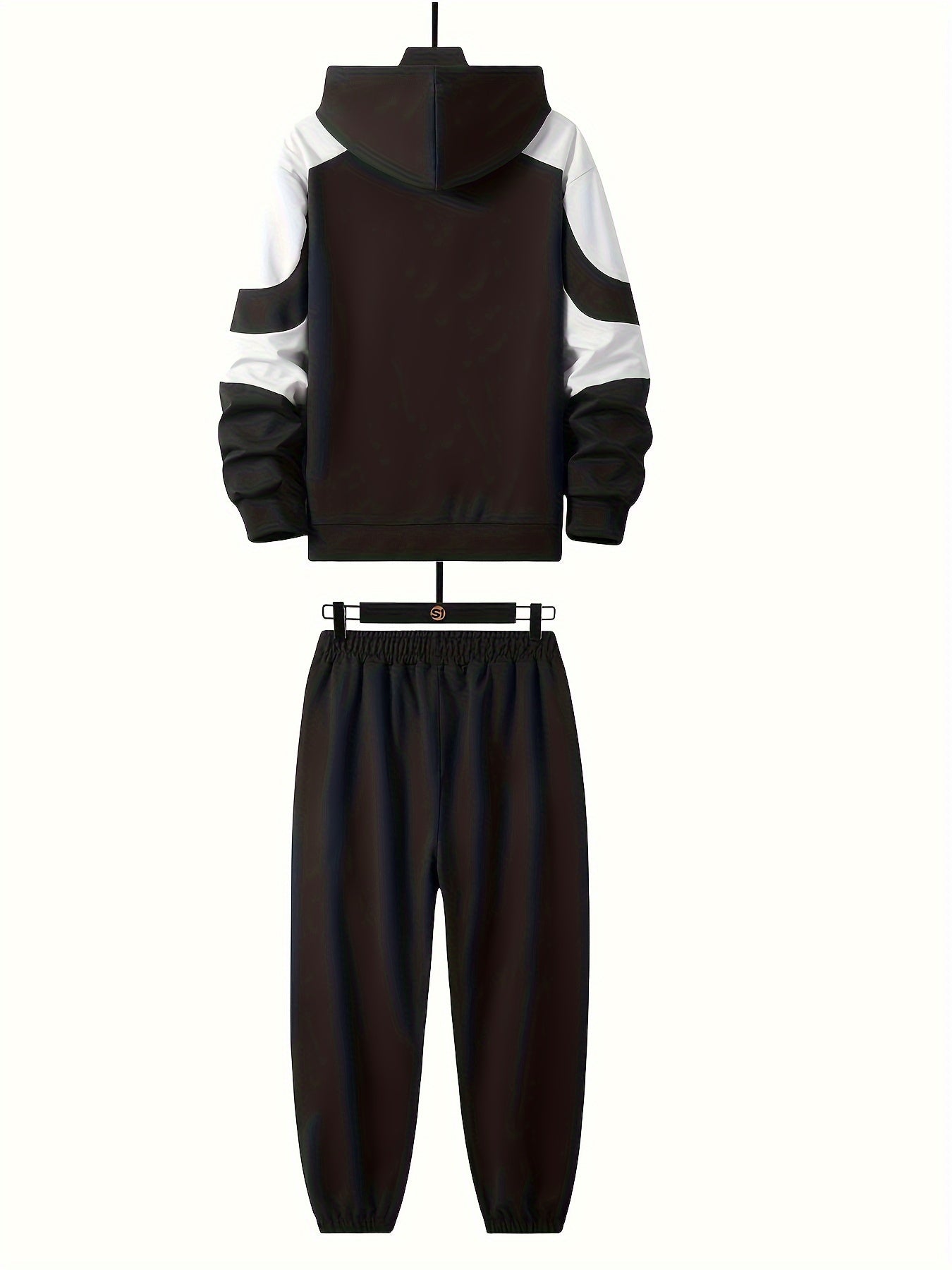 Men's Hooded Sweatshirt Set - 2024 New Autumn Casual Sporty Long Sleeve Outfit for Men