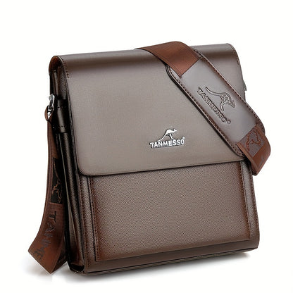 Double layered design Men's bag shoulder bag crossbody bag business bag Men's bag casual backpack small bag trendy bag suitable for travel and work