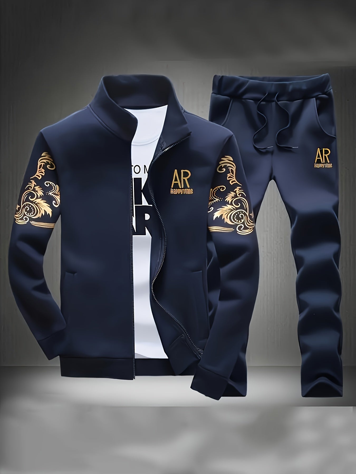 AR Suit for Outing Work Daily Look Black Blue Gray