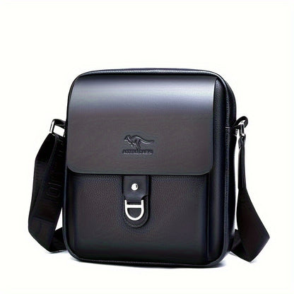 New Men'S Shoulder Bag Made of Genuine, Stylish Crossbody Bag, Casual Backpack for Men, Multifunctional Hanging Bag.