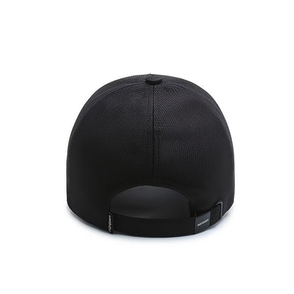 1pc Men'S Baseball Cap, Fantasy Charm Style, Adjustable, Hand Wash, Suitable for Valentine'S Day, Christmas, Spring Festival - Fashionable Versatile Peaked Cap, Suitable for Middle-Aged Peopl