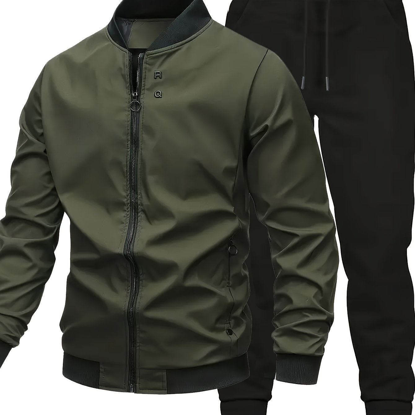 Sports Suit Men'S Spring and Autumn Casual Jacket Set with Matching Men'S Wear
