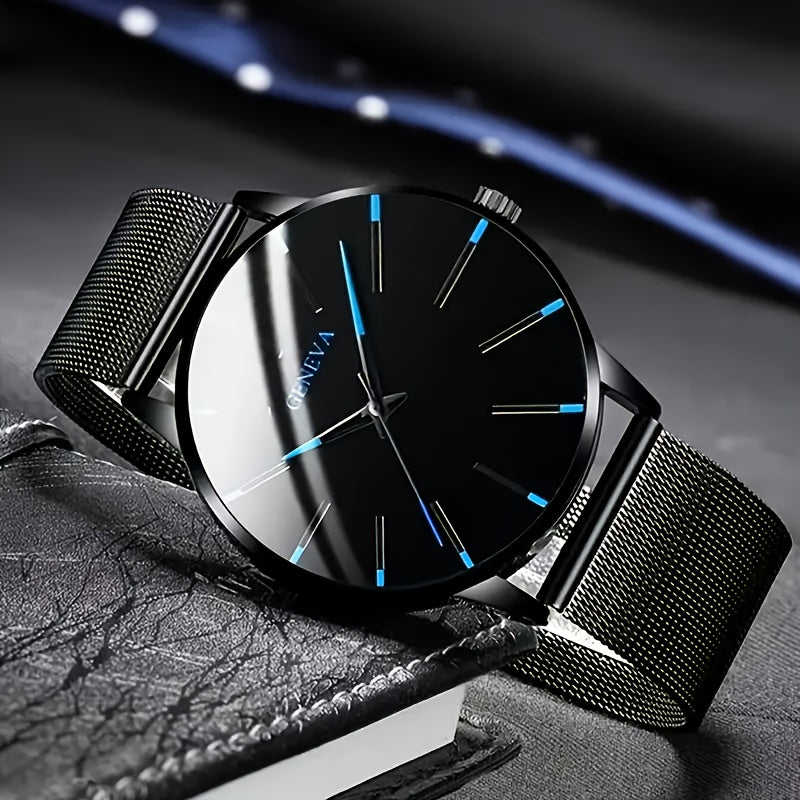 A Quartz Men'S Watch Plus an Accessory.