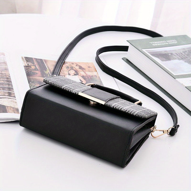 Trendy Plaid Pattern Handbags, Snap Button Crossbody Bag, Women's Top Handle Flap Purses For Everyday