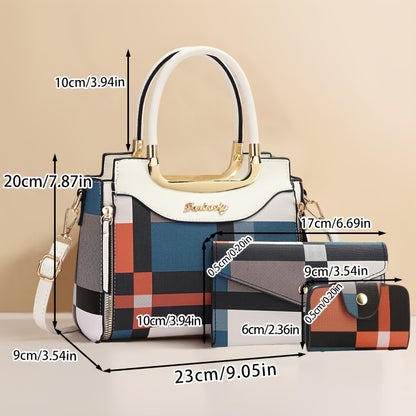 Bag Women'S Bag Popular New Versatile Multi-Piece Set Shoulder Crossbody Bag High-Quality Unique Design Handbag Thanksgiving Gift