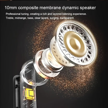 Wireless Earphones, True Wireless Earphones, LED Power Display, with Wireless Charging Box, Anti-Drop Sports Earphones, In-Ear Earphones with Microphone, Suitable for Smartphones, Laptops, TVs, Computers, Sports, Men And Wome