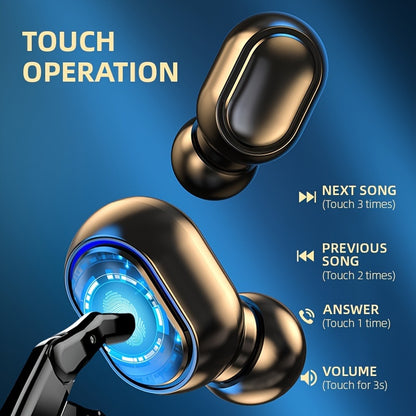 [Wireless Earbuds] 2024 New Wireless Earphones Headphones | with LED Display Touch In-Ear TWS Wireless Earbuds | for iOS/Android | Sports Music Game Headse