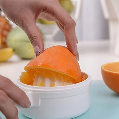 1 հատ Easy-Squeeze Manual Citrus Juicer - երկարակյաց պլաստիկ, կատարյալ է կիտրոնի և նարնջի քամելու համար - Essential Kitchen Gadget