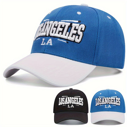 LOS ANGELES Embroidered Baseball Cap - Adjustable, Lightweight & Stylish Sun Hat for Men and Women