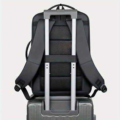 Large Capacity Business Backpack for Men, Fashionable College Student Backpack, Laptop Multifunctional Computer Bag, Double Shoulder Printing