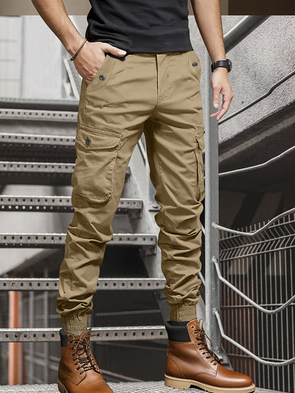 Men'S Cargo Pants, Stylish And Casual Joggers with Multiple Pocket Decorations, Suitable for Spring And Summer, Model 2188.