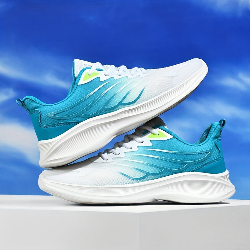 2025 New Arrival Men'S White & Red Sneakers - Breathable Mesh, Soft Bottom, Casual Sports Shoes for Running & Daily Wear, Casual Athletic Shoes | Modern Casual Shoes | Breathable Upper, Running Shoes