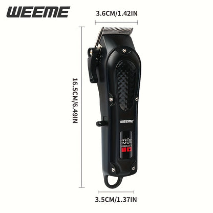 WEEME Men's Exclusive Electric Hair Clipper, Convenient for Car Travel and Carry, USB Fast Charging, Essential for Handsome Men, Holiday Gifts, Birthday Gifts, Give to Friends or Family Members, Easy Styling, Father's Day Gif