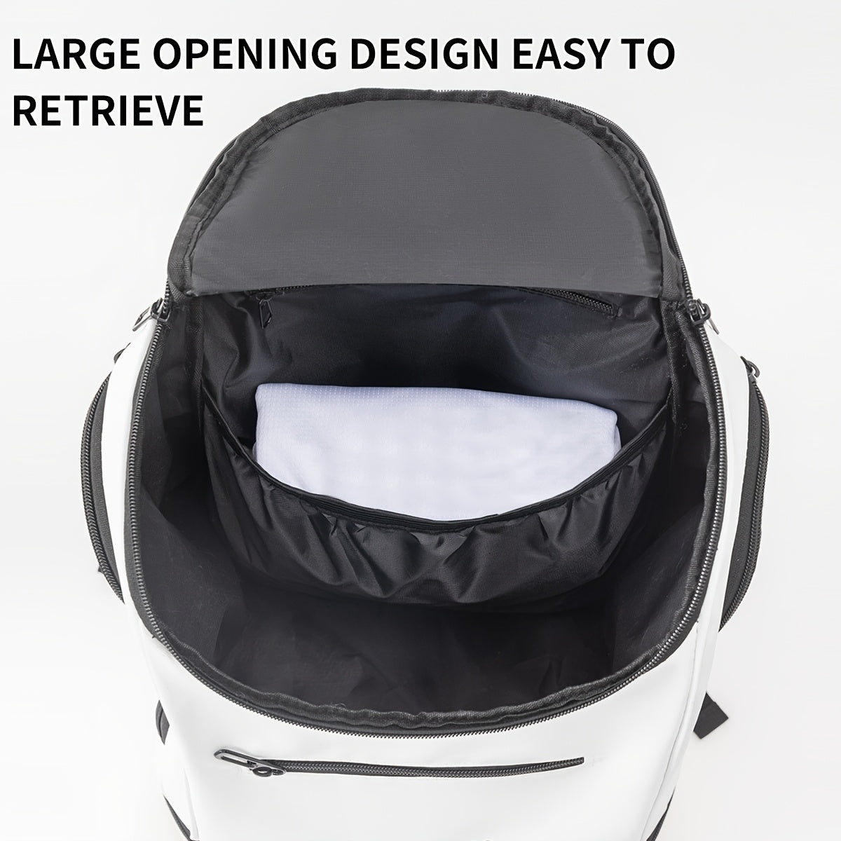 TRAVEL SEASON Large Capacity Sports Backpack - Durable Polyester, Wet/Dry Separation, Multi-Compartment Gym Tote Bag for Men and Women, Travel Backpack