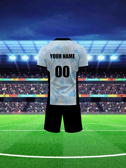 Portugal Ronaldo Round Neck T-Shirt Football Kit Men's Custom Name and Number Adult Jersey New Style Student Competition Team Training Sports Set Comfortable Breathable Quick-Dry Moisture-Wicking Two-Piece Top Bottoms