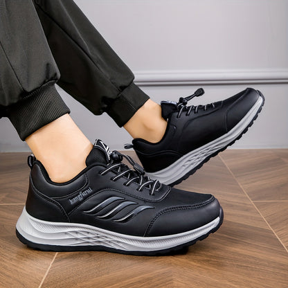 Women's Drawstring Sports Shoes, Waterproof Anti-slip Low Top Running Sneakers, Outdoor Gym Jogging Trainers