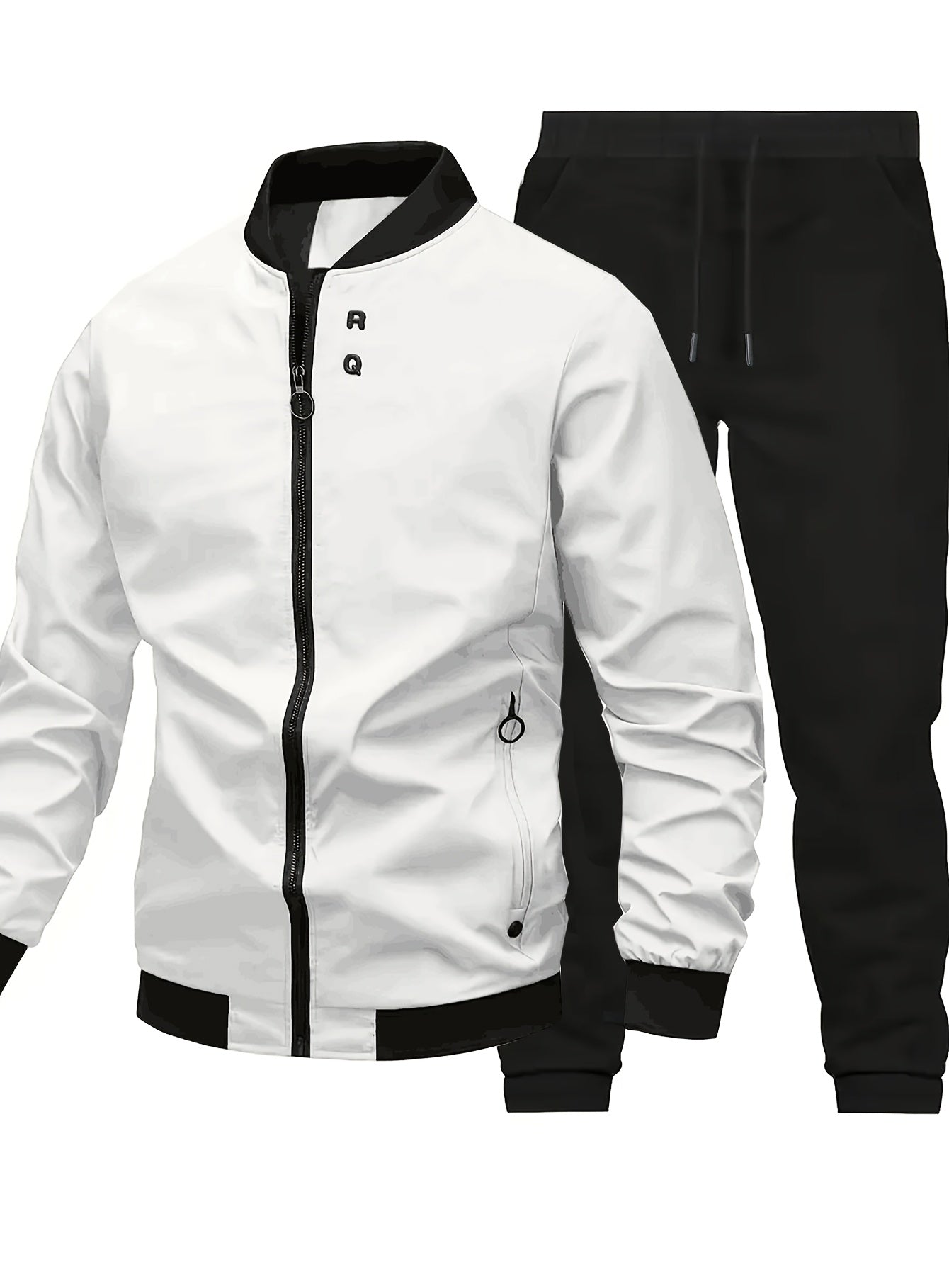 Sports Suit Men'S Spring and Autumn Casual Jacket Set with Matching Men'S Wear