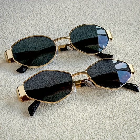 2/1pc - Fashion Oval Women'S Glasses - Y2G Style, PC Lenses, Suitable for Casual Wear for Both Men And Women.