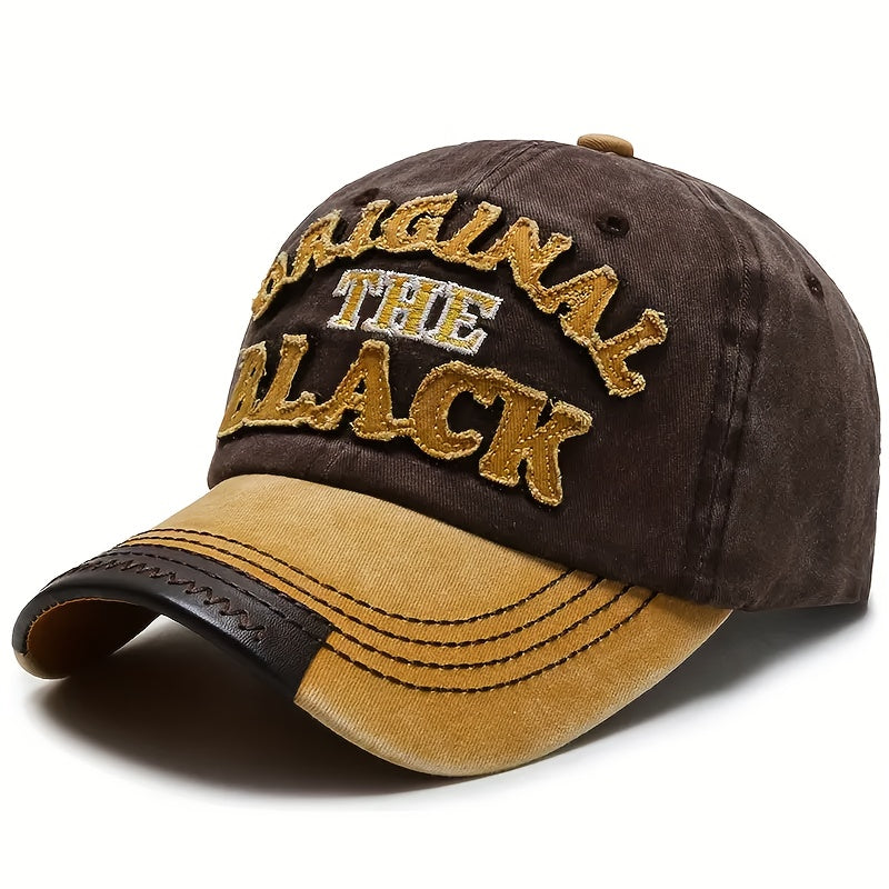 2pcs Hip-Hop Style Baseball Caps, Unisex Couple'S Outdoor Sports Casual Hats, Color Block Duckbill Caps, Adjustable Truck Driver Hats, Sports Headwear | Urban Fashion Cap | Adjustable Fit Cap, Baseball