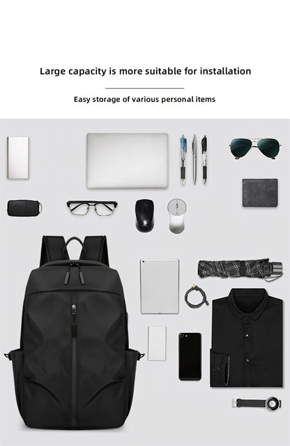 TMOOS Lightweight Large Capacity Backpack - Heavy-Duty Oxford Fabric Travel, Gym, Hiking, Laptop Backpack with Multiple Compartments, Padded Shoulder Straps - Convertible Crossbody Bag for Men, Women, Students, Professionals